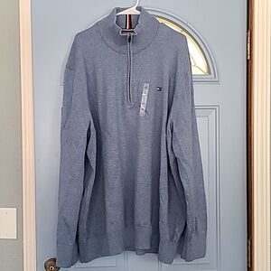 NWT Tommy Hilfiger 3XLT Men's 1/4 zip pullover